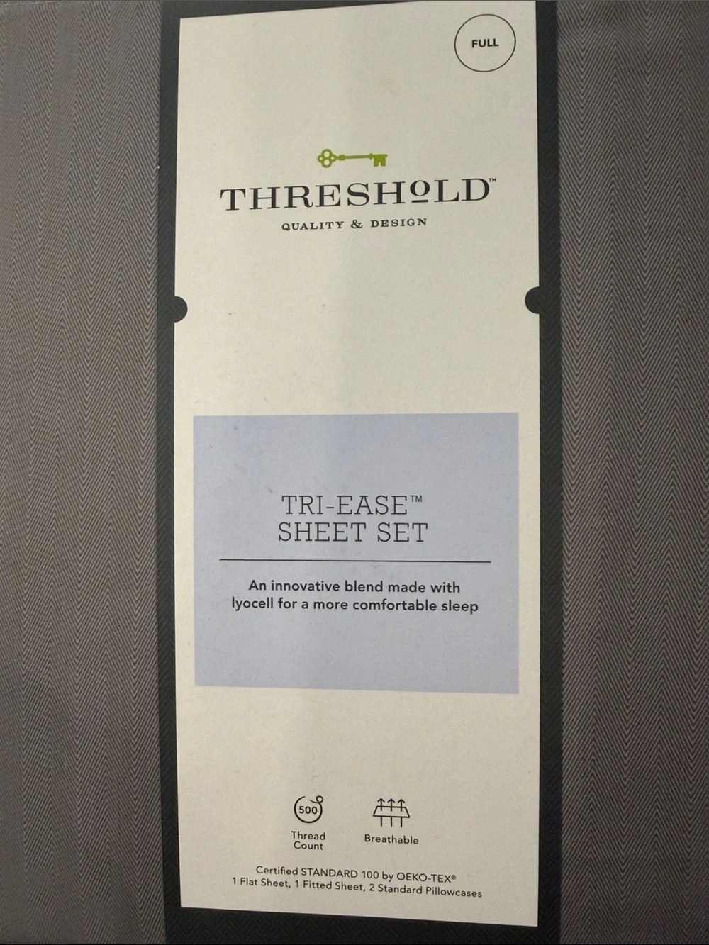 Threshold Tri-Ease Sheet Set - Gray